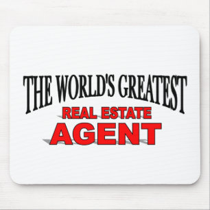The World's Greatest Real Estate Agent Mouse Mat