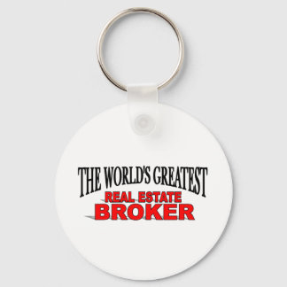 The World's Greatest Real Estate Broker Key Ring