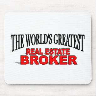 The World's Greatest Real Estate Broker Mouse Mat