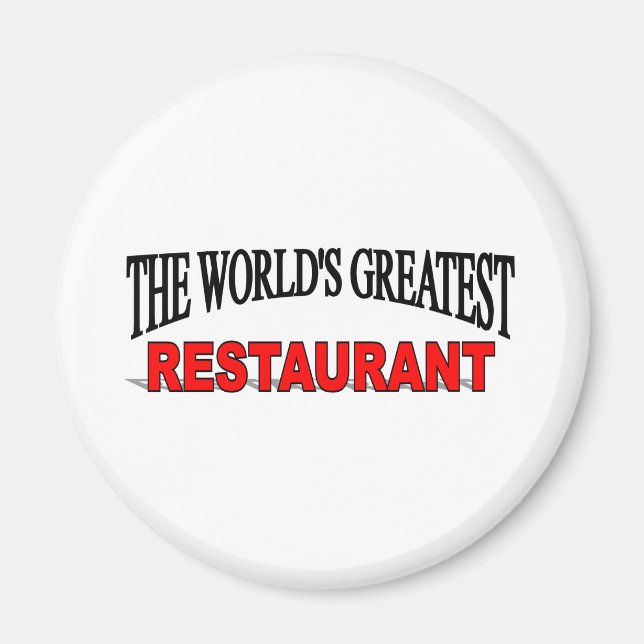 The World's Greatest Restaurant Magnet (Front)