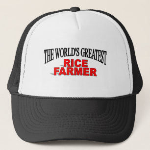 The World's Greatest Rice Farmer Trucker Hat