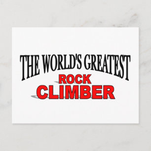 The World's Greatest Rock Climber Postcard