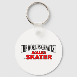 The World's Greatest Roller Skater Key Ring