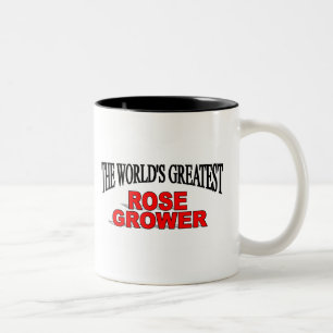 The World's Greatest Rose Grower Two-Tone Coffee Mug