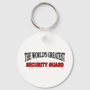 The World's Greatest Security Guard Key Ring