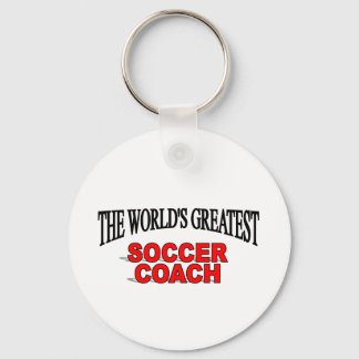The World's Greatest Soccer Coach Key Ring