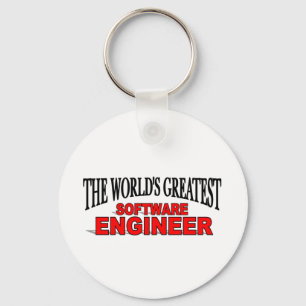 The World's Greatest Software Engineer Key Ring
