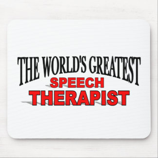 The World's Greatest Speech Therapist Mouse Mat