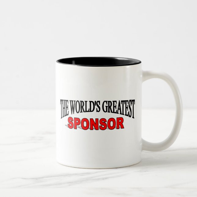 The World's Greatest Sponsor Two-Tone Coffee Mug (Right)