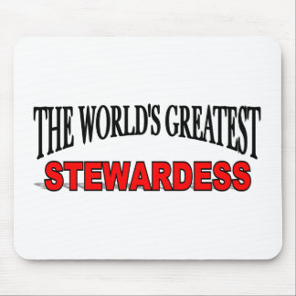 The World's Greatest Stewardess Mouse Mat