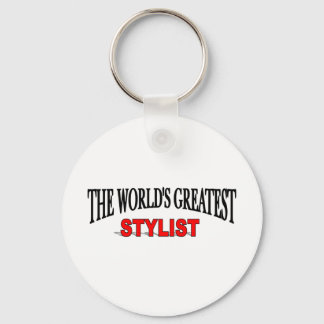 The World's Greatest Stylist Key Ring
