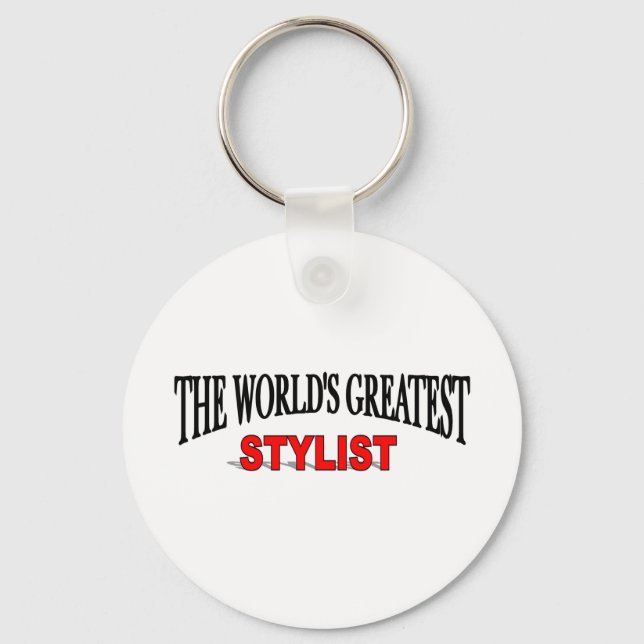 The World's Greatest Stylist Key Ring (Front)