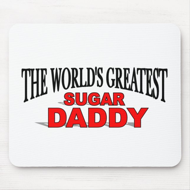 The World's Greatest Sugar Daddy Mouse Mat (Front)