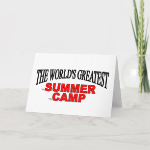 The World's Greatest Summer Camp Card