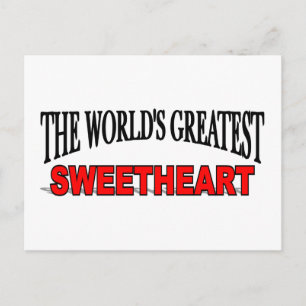 The World's Greatest Sweetheart Postcard