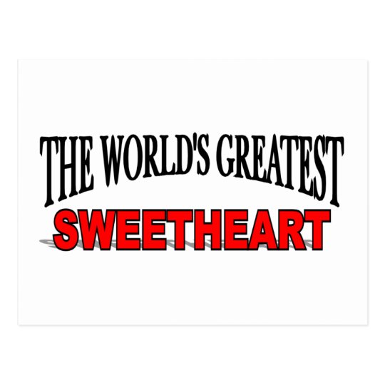 The World's Greatest Sweetheart Postcard