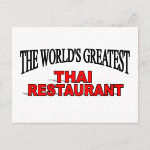 The World's Greatest Thai Restaurant Postcard