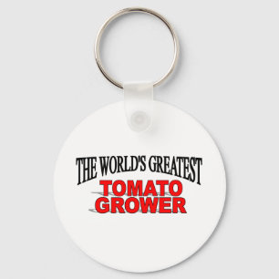 The World's Greatest Tomato Grower Key Ring