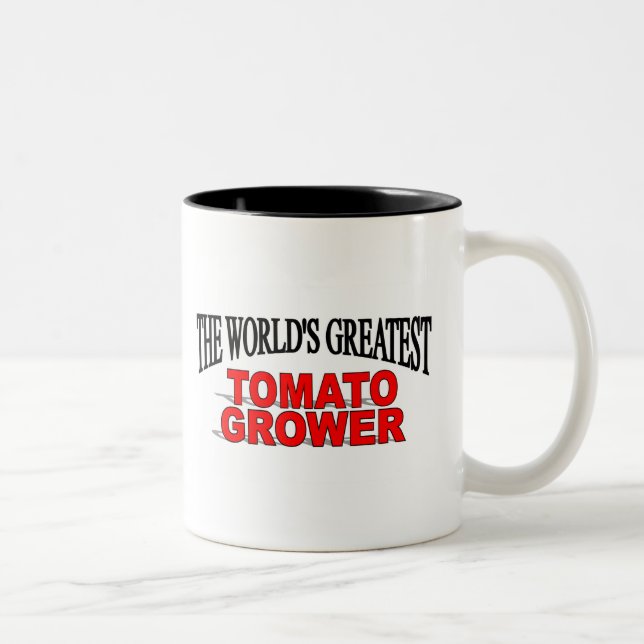 The World's Greatest Tomato Grower Two-Tone Coffee Mug (Right)