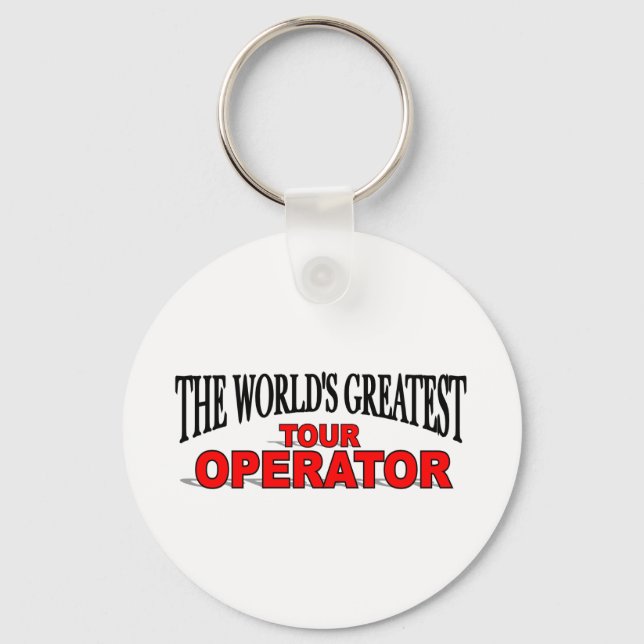 The World's Greatest Tour Operator Key Ring (Front)