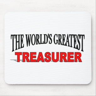 The World's Greatest Treasurer Mouse Mat