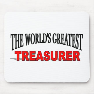 The World's Greatest Treasurer Mouse Mat