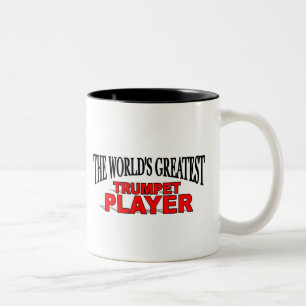 The World's Greatest Trumpet Player Two-Tone Coffee Mug