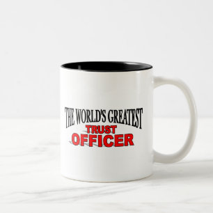 The World's Greatest Trust Officer Two-Tone Coffee Mug