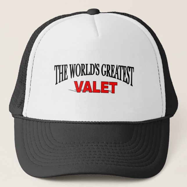 The World's Greatest Valet Trucker Hat (Front)