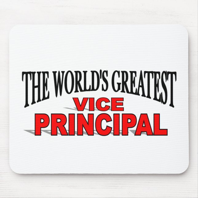 The World's Greatest Vice Principal Mouse Mat (Front)