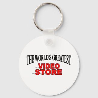 The World's Greatest Video Store Key Ring