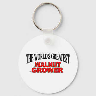 The World's Greatest Walnut Grower Key Ring