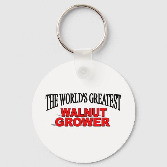 The World's Greatest Walnut Grower Key Ring (Front)