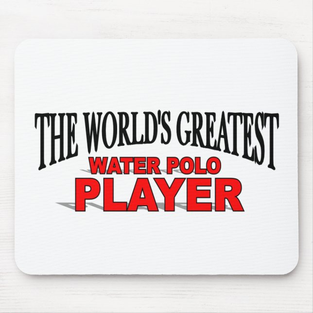 The World's Greatest Water Polo Player Mouse Mat (Front)
