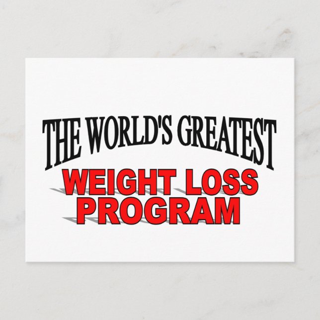 The World's Greatest Weight Loss Program Postcard (Front)