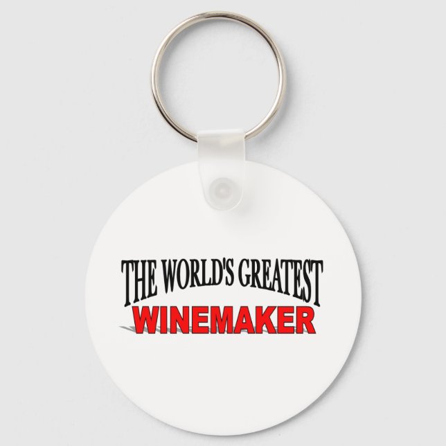 The World's Greatest Winemaker Key Ring (Front)