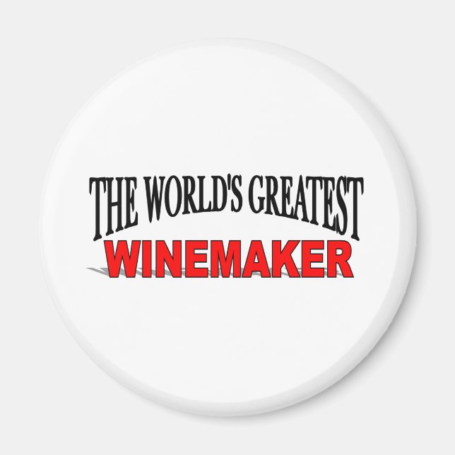 The World's Greatest Winemaker Magnet (Front)