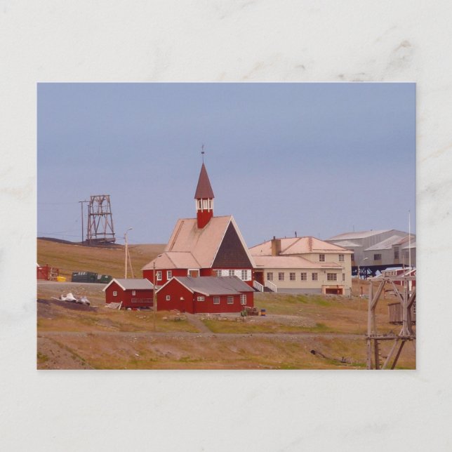 The world's northernmost church postcard (Front)