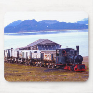 The world's northernmost train mouse mat