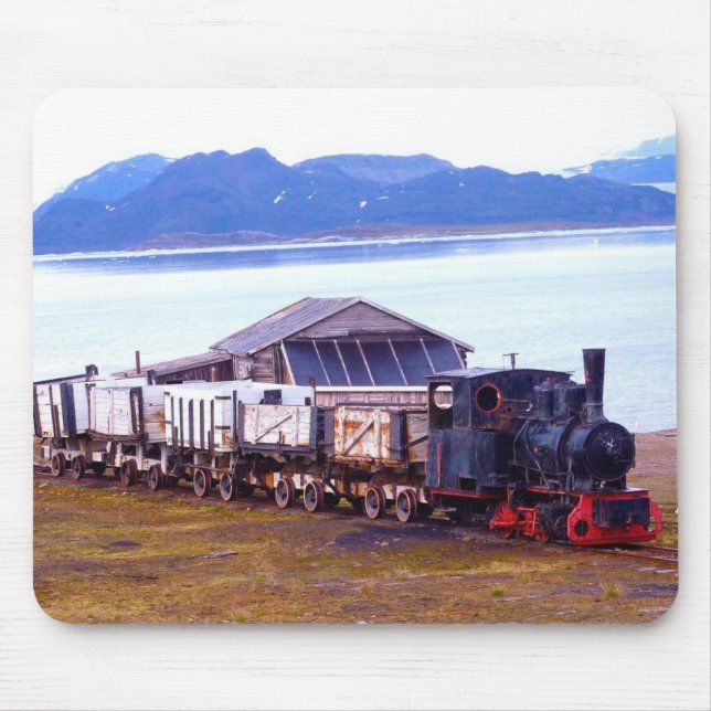 The world's northernmost train mouse mat (Front)
