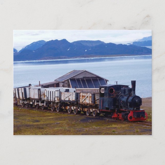 The world's northernmost train, Svalbard Postcard (Front)