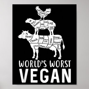 The Worlds Worst Vegan  Poster