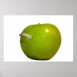 The worm in the apple poster