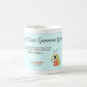The Worm Swimming Lesson Coffee Mug