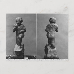 The worshipper from Larsa, front and back view Postcard