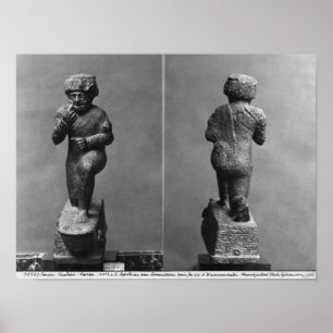 The worshipper from Larsa, front and back view Poster