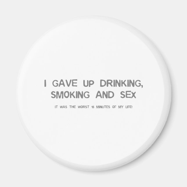 The worst day of my life magnet (Front)