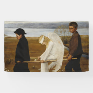 The Wounded Angel (by Hugo Simberg) Banner