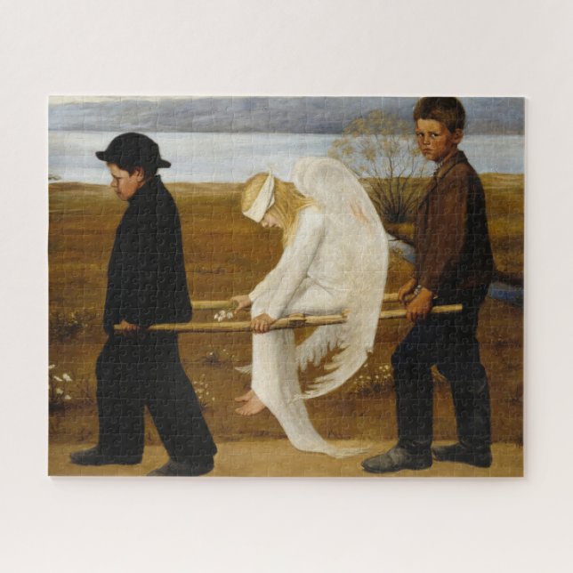 The Wounded Angel by Hugo Simberg Jigsaw Puzzle (Horizontal)