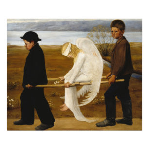 The Wounded Angel by Hugo Simberg Photo Print